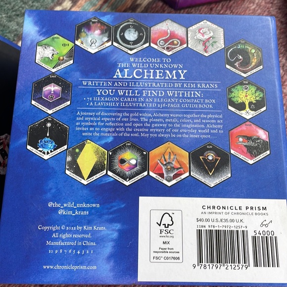 *SOLD* EUC Wild Unknown Alchemy Oracle Deck 🐍✨ Kim Krans - Picture 6 of 7